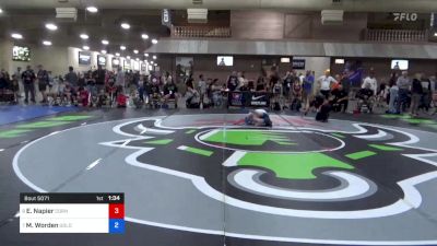 33 kg Cons 8 #2 - Easton Napier, Cornerstone Mat Club vs Mason Worden, Gold Rush Wrestling