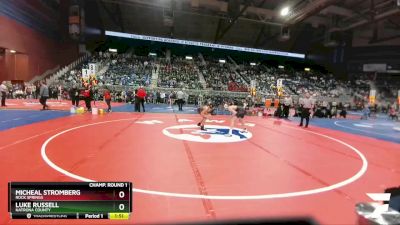 4A-106 lbs Champ. Round 1 - Micheal Stromberg, Rock Springs vs Luke Russell, Natrona County