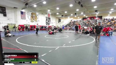 195 lbs Champ. Round 1 - Adam Ruiz, La Canada vs Julian Perea, Servite