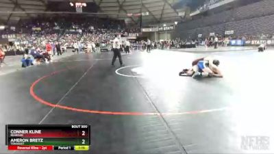 1B/2B 170 Semifinal - Ameron Bretz, Tonasket vs Conner Kline, Reardan