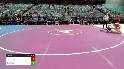 125 lbs Quarterfinal - Nicolas Aguilar, Clackamas vs Garrett Ricks, Western Wyoming