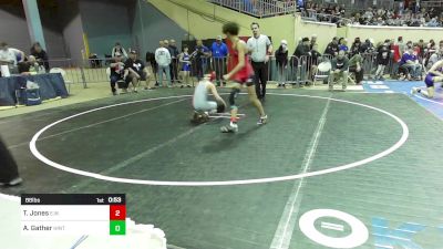 88 lbs Consi Of 8 #2 - Tru Jones, Elgin Wrestling vs Aiden Gather, Hinton Comets