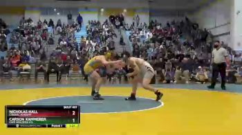 170 lbs 1st Place Match - Nicholas Hall, Caravel Academy vs Carson Kammerer, Cape Henlopen H S