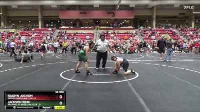 150 lbs Round 2 - Raidyn Jochum, Wichita Wrestling Club vs Jackson Ring, Mulvane Jr. Wrestling Club