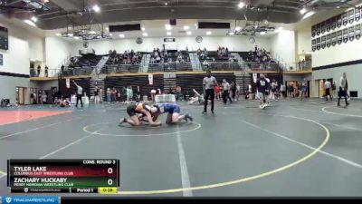 170 lbs Cons. Round 3 - Tyler Lake, Columbus East Wrestling Club vs Zachary Huckaby, Perry Meridian Wrestling Club