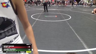 72 lbs Round 1 (6 Team) - Wyatt Boyer, Victory vs Xavier Talmich, Ridge Wrestling Club