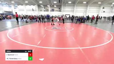 106 lbs Consi Of 8 #2 - Ian Spencer, Keene NH vs Noah Parenteau, Wrestlers Way