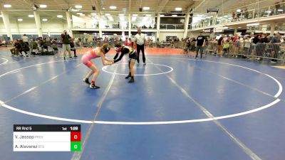 93 lbs Rr Rnd 5 - Violet Jessop, Providence County WC vs Aydin Alavarez, BTS Providence