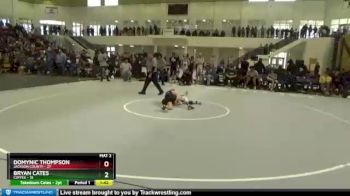 120 lbs Semis & 1st Wb (8 Team) - Bryan Cates, Coffee vs DOMYNIC THOMPSON, Jackson County