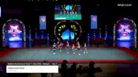 Westchase Colts - Youth Cheer [2021 Sideline Performance Cheer 1 - Mitey Mite - Medium Day 3] 2021 Pop Warner National Cheer & Dance Championship