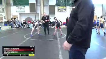 84 lbs Round 4 (8 Team) - Grayson Eggum, POWA vs Caiden Hargrove, Warhawks Red
