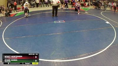 53 lbs Cons. Round 2 - Ryker Hanna, WESTLAKE vs Wyatt Mortensen, Southern Utah Elite