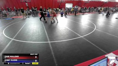 145 lbs Cons. Round 2 - Zane Mullenix, IA vs Kobey Elkins, IL