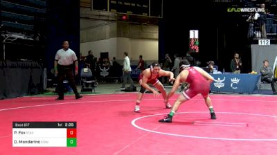 157 lbs Consolation - Paul Fox, Stanford vs Dom Mandarino, Stanford