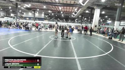 193 lbs Round 3 - Logan Brown, Caliber Wrestling Academy vs Preston Bajramovic, Great Neck Wrestling Club