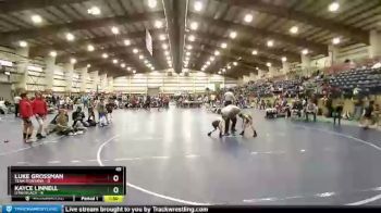 49 lbs Quarters & Wb (16 Team) - Kayce Linnell, Utah Black vs Luke Grossman, Team Montana