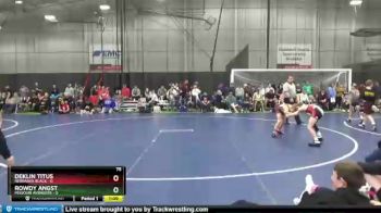 75 lbs Semis & 1st Wrestleback (8 Team) - Deklin Titus, Nebraska Black vs Rowdy Angst, Missouri Avengers