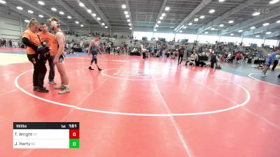 160 lbs Round Of 16 - Tucker Wright, VT vs Jack Harty, NC