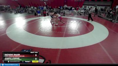 157 lbs Quarterfinal - Joseph Lohmar, Askren Wrestling Academy vs Anthony Bauer, Alber Athletics Wrestling Club