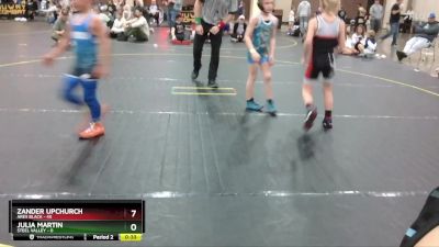 72 lbs Round 2 (8 Team) - Easton Kommick, Ares Black vs Broxton Richardson, Steel Valley