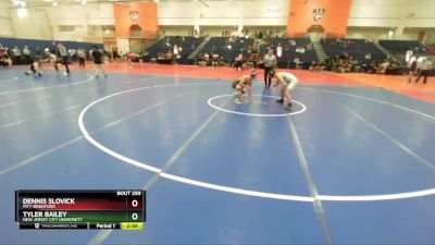 165 lbs Cons. Round 4 - Tyler Bailey, New Jersey City University vs Dennis Slovick, Pitt-Bradford