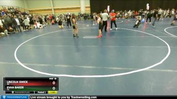 86 lbs Champ. Round 1 - Lincoln Swick, WI vs Evan Baker, TX