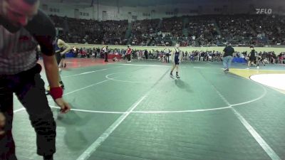 105 lbs Consi Of 16 #1 - Dax Sampson, Enid Junior High vs Tyce Thompson, Piedmont