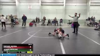 56 lbs Round 7 (8 Team) - Korbin Kiessling, Rampage vs Michael Nicosia, Mat Assassins