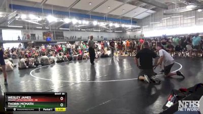 85 lbs Round 8 (10 Team) - Thorin McMath, Piedmont WC vs Wesley James, Violent Little Machines