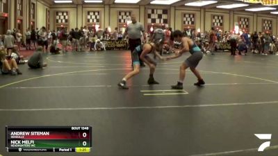 130 lbs Semifinal - Nick Melfi, Headhunters WC vs Andrew Siteman, Seagulls