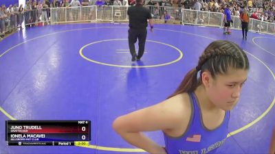 170 lbs Quarterfinal - Juno Trudell, Unattached vs Ionela Macavei, Hillsboro Mat Club