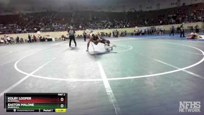 3A-215 lbs Semifinal - Kolby Looper, Blackwell vs Easton Malone, Barnsdall