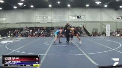 182 lbs Quarters & 1st Wb (16 Team) - Wyatt Ingham, Wisconsin vs Mason Parsons, South Carolina