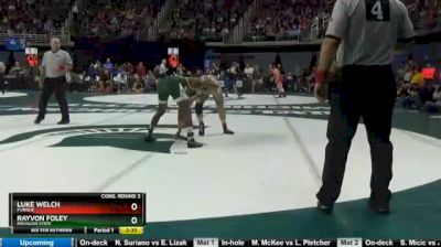 125 lbs Consi of 4 - Luke Welch, Purdue vs RayVon Foley, Michigan State