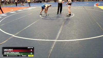 150 lbs Champ. Round 1 - Henrik Sperlazza, STMA (St. Michael/Albertville) vs Jack Wolf, Grand Rapids