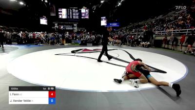 120 lbs Rnd Of 128 - Ivan Fenn, Arizona vs Jaymeson Vander Velde, Iowa