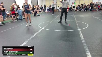 88 lbs Round 2 (8 Team) - Riley Karwowski, Mat Assassins Red vs Jack Beech, Centurion WC