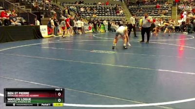 125 lbs Quarterfinal - Ben St Pierre, Siouxland Wrestling Academy vs Waylon Logue, Immortal Athletics WC