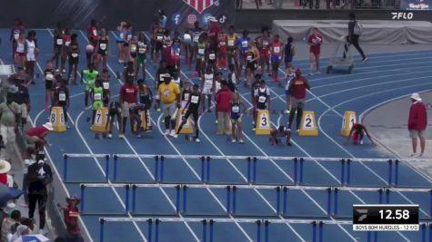 Youth Boys' 100m Hurdles Championship, Semi-Finals 5 - Age 12