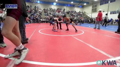 112 lbs Quarterfinal - Joshua Ingvalson, Heat vs Garrison Huffman, Vinita Kids Wrestling