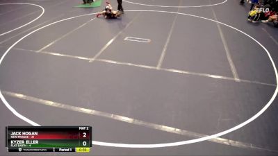 68 lbs Quarterfinals (8 Team) - Jack Hogan, New Prague vs Kyzer Eller, Flat Earth