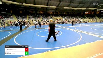 96 lbs Rr Rnd 2 - Jaxson Paschall, Broken Arrow Wrestling Club vs Caddo Gilmore, TEAM CONQUER