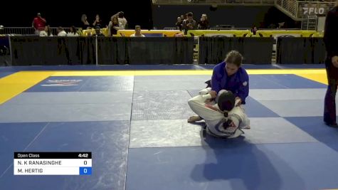 NATASHA K RANASINGHE vs MELINDA HERTIG 2024 Pan Jiu Jitsu IBJJF Championship