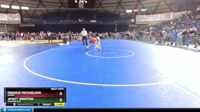 144 lbs Semifinal - Wyatt Winston, Washington vs Magnus Michaelson, NWWC