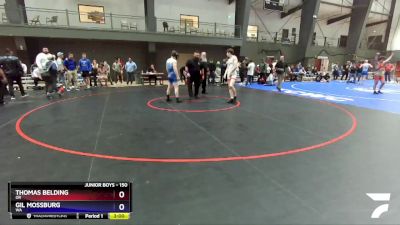 150 lbs 3rd Place Match - Thomas Belding, OR vs Gil Mossburg, WA