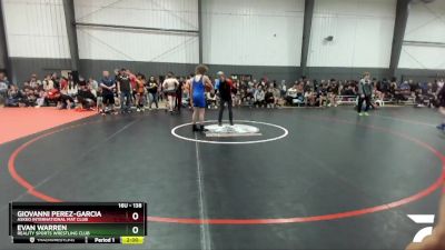 138 lbs Semifinal - Giovanni Perez-Garcia, Askeo International Mat Club vs Evan Warren, Reality Sports Wrestling Club