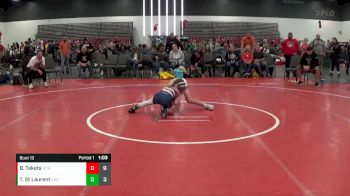 85 lbs Placement Matches (8 Team) - Tate St Laurent, Indiana Outlaws vs Ben Takats, Burnett Trained (OH)