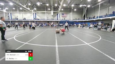 141 lbs Final - Wyatt Henson, Lock Haven University vs Carter Bailey, Lehigh University