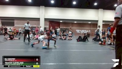 72 lbs Finals (8 Team) - Eli Gentry, Team Palmetto vs Travon Cleveland, Carolina Hammer Squad