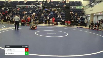 125 lbs Consi Of 8 #2 - Eathon Rider, Bakersfield vs Alexis Tellez, Rio Hondo